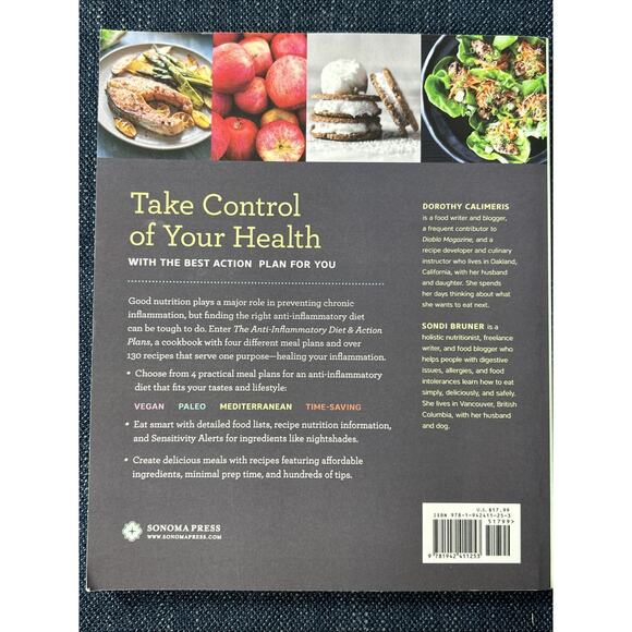 Anti-Inflammatory Diet Cookbook, Slow Cooker, Action Plans lot 3 Paperback Books - Picture 5 of 9